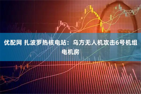 优配网 扎波罗热核电站:乌方无人机攻击6号机组电机房